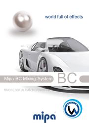 Autolak MIPA BC Mixing System, metalízové farby