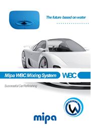 Autolak MIPA WBC Mixing System, metalízové farby