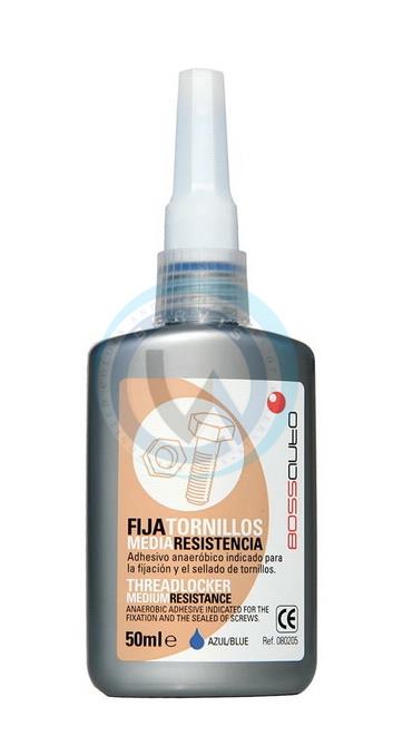 Zaistenie skrutiek stredná pevnosť modrá 50ml