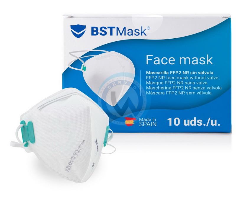 Filtračná maska na tvár bez ventilu (10 ks)