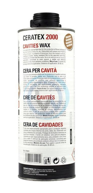 Vosk dutinový CERATEX 2000 v hnedej farbe 1 L